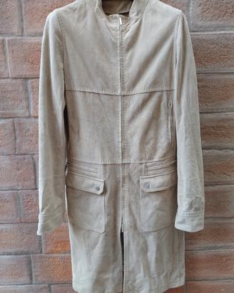 Trench vintage pelle scamosciata 'S Max Mara tg.42
