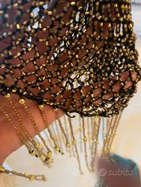 Cuffia perline per danza del ventre