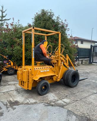 P196-Mini Pala Baraldi 22 q con forche per bancali
