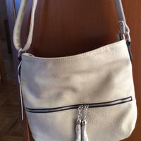 Borsa a tracolla beige NUOVA