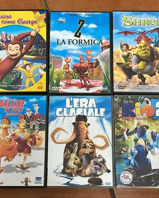 set 9 cartoni animati Film per bambini DVD