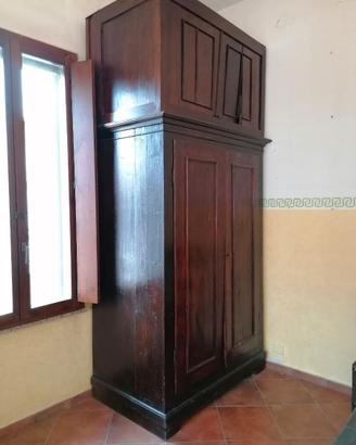 Armadio antico in abete massello 3 m stile rustico