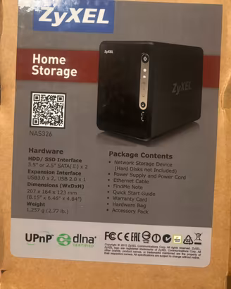 Zyxel NAS326 Nuovo