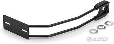 Portatarga Laterale Universale Nero assi da 20 mm