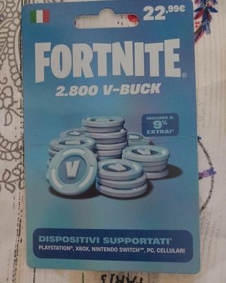 V bak Fortnite 2800 Ps 4 + 1 ps 4 funzionante