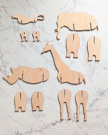 Gioco Decorative Plywood Animals - Ferm Living
