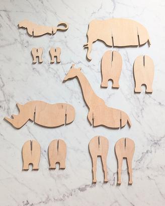 Gioco Decorative Plywood Animals - Ferm Living