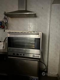 Forno, abbattitore e cappa aspirante