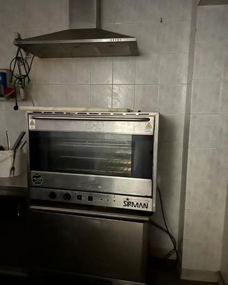 Forno, abbattitore e cappa aspirante