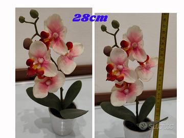 orchidea artificiale alta 28 cm