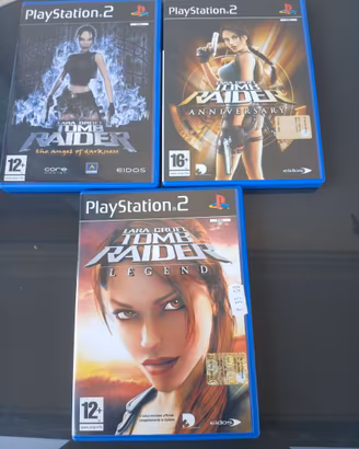 SET Tomb Raider – 3 giochi PS2 Collezione original