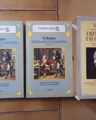 Voltaire Dizionario filosofico 2 voll BUR Rizzoli