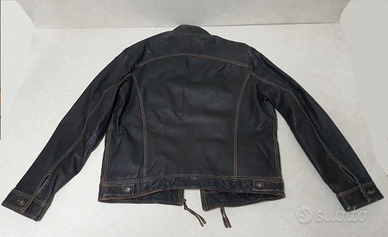 Cafe racer giubbotto vera pelle vintage