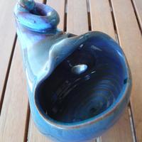 Portacandele/posacenere artigianale colorato