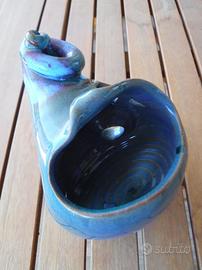 Portacandele/posacenere artigianale colorato