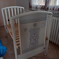 lettino sponde in legno Pali Birba