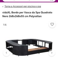 bordo per piscina spa