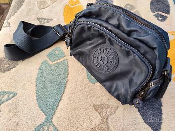 BORSA KIPLING piccola, blu, con tante tasche