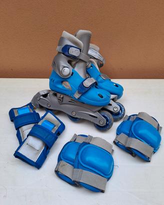 pattini in linea allungabili  bambino n.27-31