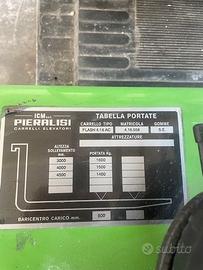 CARRELLO ELEVATORE MULETTO PIERALISI