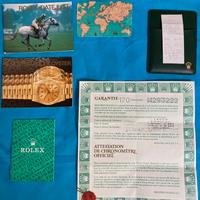 Garanzia, corredo Rolex Datejust ref. 16220