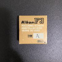 Raro Focusing screen tipo A per F3 punto rosso