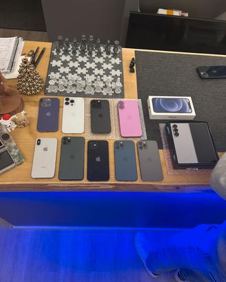 Diversi tipi di Iphone e zfold