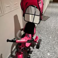Colibrino triciclo rosa bambina 2 anni
