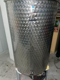 Contenitore per olio e vino in acciaio inox