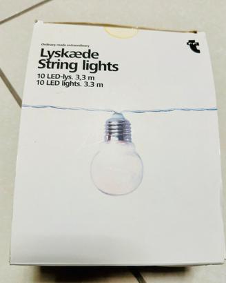 Catena luminosa a batteria