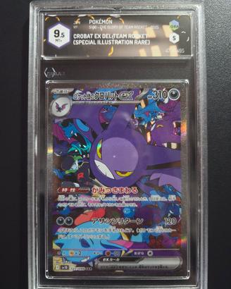 Crobat ex del team rocket gradato 9.5