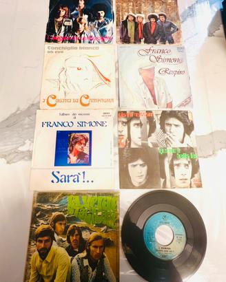 24 vinili 45 giri Vintage anni 60/70