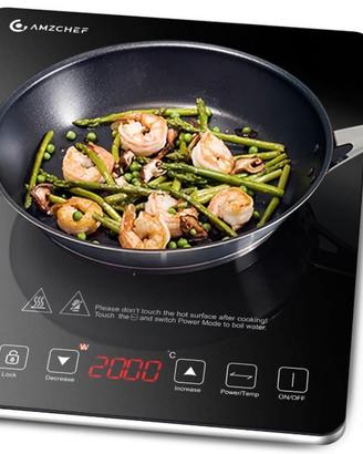Piastra ad induzione,AMZCHEF piano Cottura a