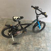 Bici bambino btwin nera pirati 16”