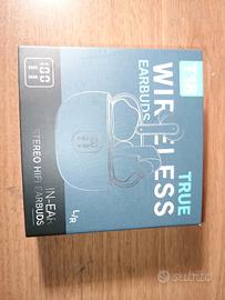 Custodia cuffie T18 True Wireless con scatola e ma