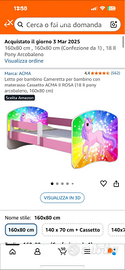Letto bambina