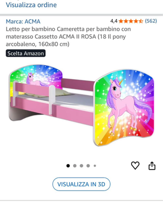 Letto bambina