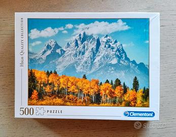 Puzzle Clementoni 500 pezzi - Grand Teton in fall