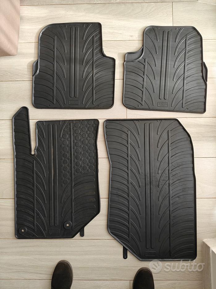 GAFAT Compatibile con Peugeot 208 e-208/2008 e-2008 GT Line 2026 2025-2020 Tappetini Antiscivolo, Tappetino Gomma per Portaoggetti Bracciolo, Portabicchieri, Cuciture Porta, 208 Accessori (Rosso