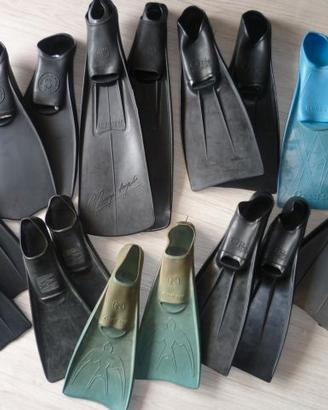 Pinne vintage pesca sub apnea snorkeling