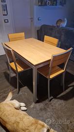 Tavolo e sei sedie Scavolini