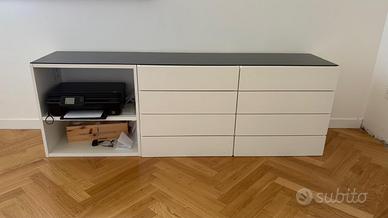 Mobile IKEA besta basso L.180 TV cassettiera