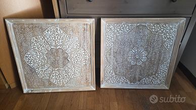 Decorazioni legno sbiancato Maison Du Monde etnico