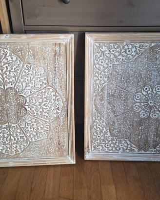 Decorazioni legno sbiancato Maison Du Monde etnico