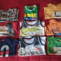 Lotto estivo bimbo 3 anni