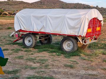 Rimorchio agricolo 50Q misura4 x 2 non ribaltabile