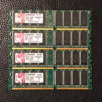 Memorie ram Kingston DDR 400 CL3 4 Gb (4x1Gb)