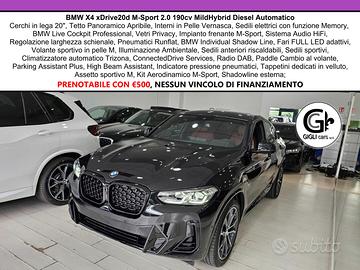 BMW X4 XDrive20d M-Sport C20" TETTO Navi CAM LED 