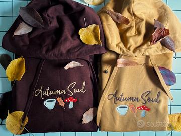 Felpa Autumn Soul RogueHood handmade (oversize)