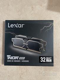 (SIGILLATO) Lexar Thor 6000MHZ DDR5 RAM 32GB